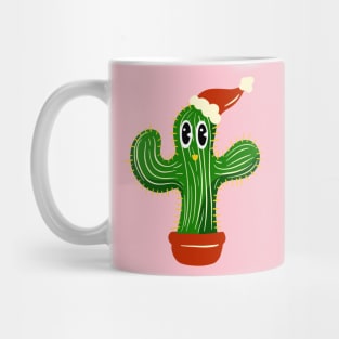 Cartoon Christmas Cactus Time! Mug